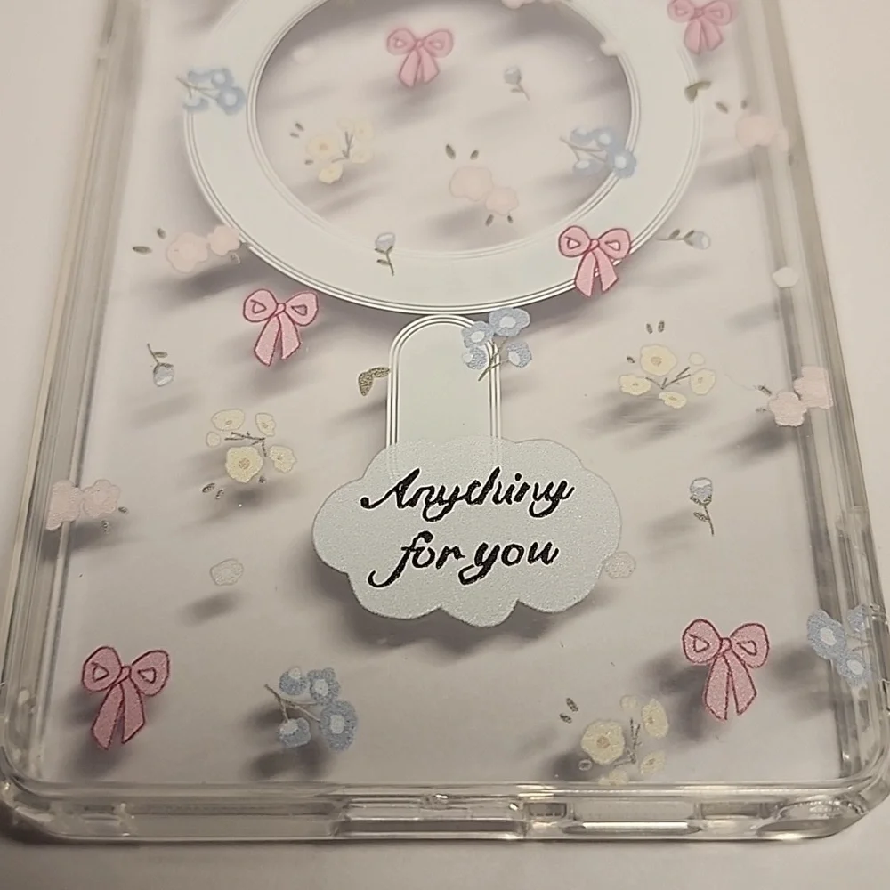 Brand new Samsung S25 Ultra Pink Bow/ Flower Silicone Phone case